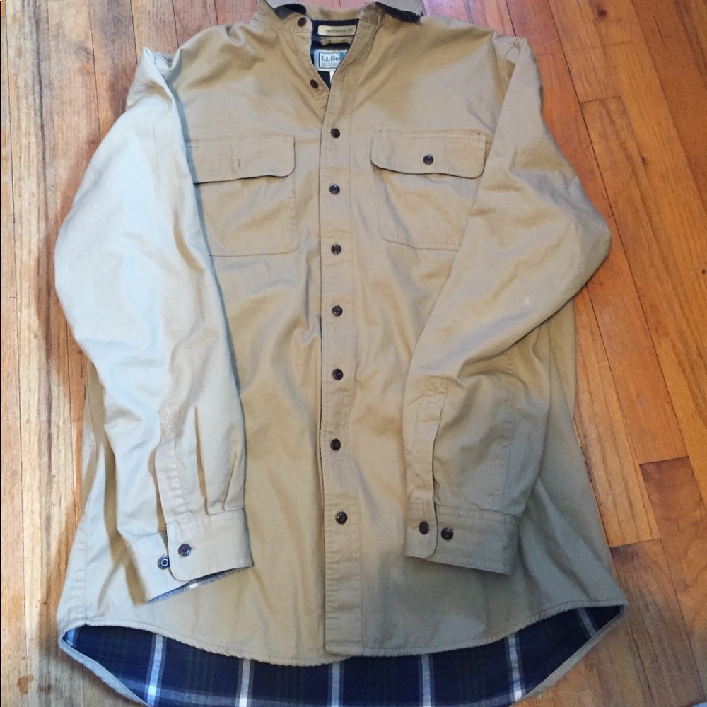 L.L Bean shirt jacket